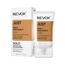 Revox - *Just* - Protetor solar diário SPF50+ com vitamina E para pele oleosa