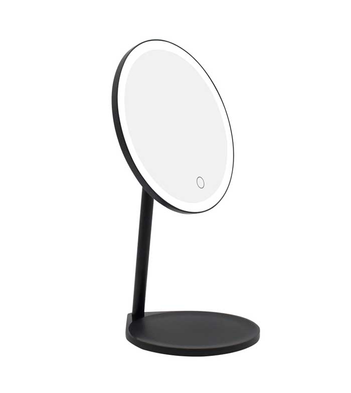 Espelho de maquilhagem com luz - espelho LED de 12 lâmpadas, espelho de  maquilhagem, posição regulável, toucador de maquilhagem com luz de 3 modos,  espelho de mesa, espelho profissional maquilhagem grande para quarto -  AliExpress