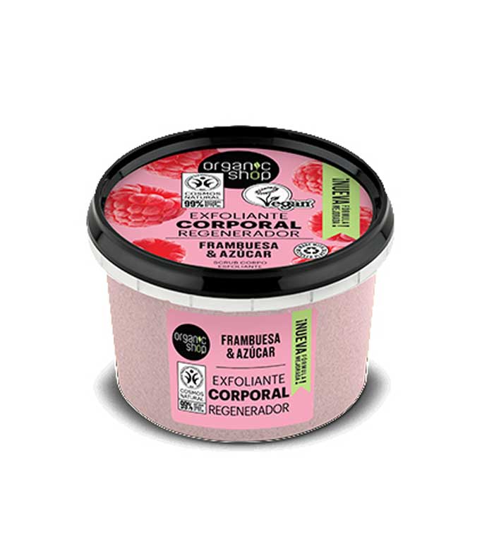 Comprar Organic Shop Esfoliacao Corporal Acucar E Framboesa Organica Maquibeauty