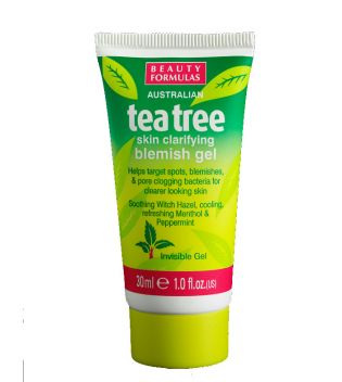 Beauty Formulas - Pele de árvore de chá esclarecendo Blemish Gel