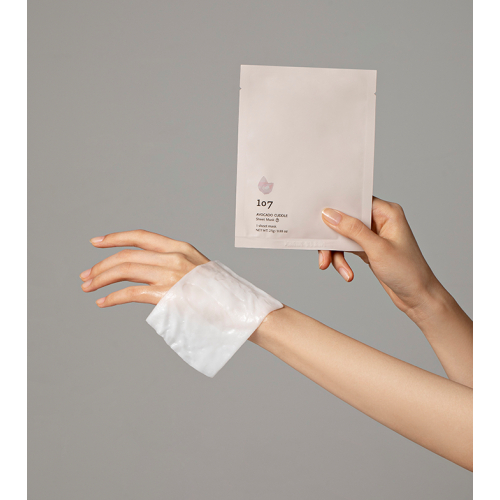 107 Beauty - Máscara facial Abacate Cuddle para pele desidratada