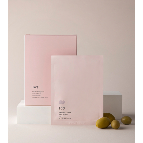 107 Beauty - Máscara facial para pele seca e sem brilho Squalane Cuddle