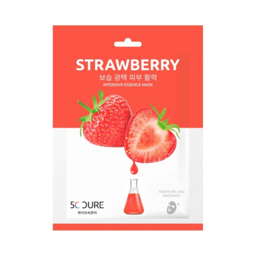 Jkosmec - *5C Cure* - Máscara facial hidratante - Strawberry