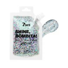 7DAYS - Gel glitter para rosto, cabelo e corpo Shine, Bombita! - 902: Dope