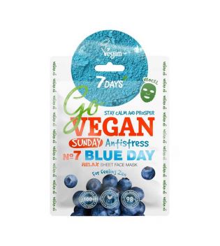 7DAYS - Máscara Facial Go Vegan - Sunday Blue Day