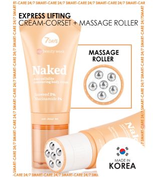 7DAYS - *My Beauty Week* - Creme roll-on corporal anticelulite - Naked