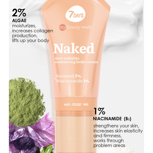 7DAYS - *My Beauty Week* - Creme roll-on corporal anticelulite - Naked