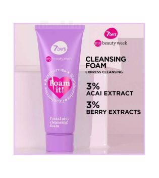 7DAYS - *My Beauty Week* - Espuma de Limpeza Facial Foam It!