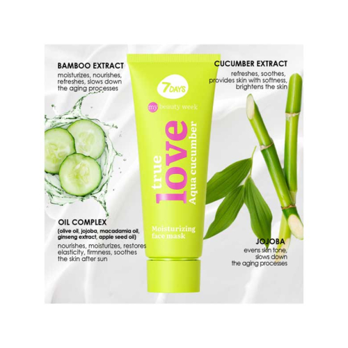 7DAYS - *My Beauty Week* - Máscara Facial Hidratante True Love