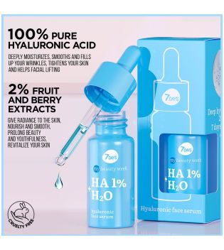 7DAYS - *My Beauty Week* - Sérum facial hidratante Hyaluronic Bomb HA + H2O