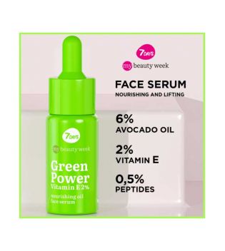 7DAYS - *My Beauty Week* - Sérum facial nutritivo Green Power Vitamin E