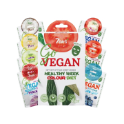 7DAYS - Conjunto de Máscara Facial  Go Vegan Healthy Week Colour Diet