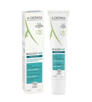 A-Derma - *Biology AC* - Creme de rosto fluido anti-imperfeições e anti-marcas Perfect