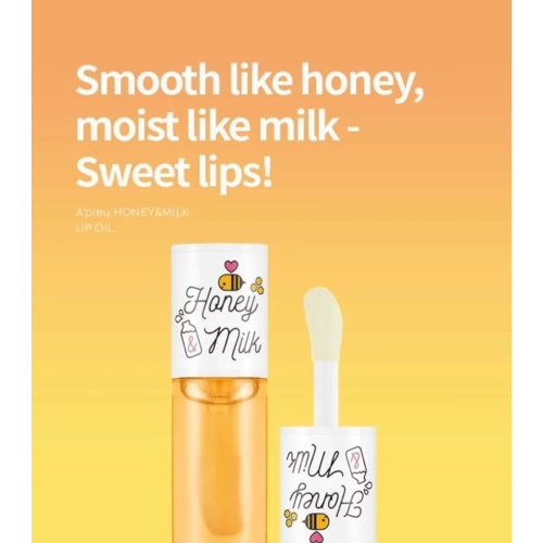 A'pieu - Óleo Labial Honey & Milk