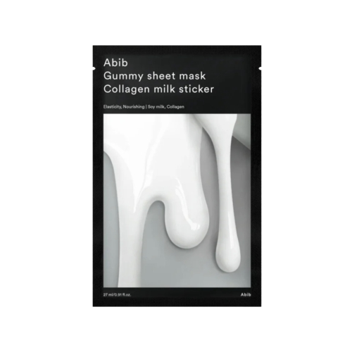 Abib - Máscara facial Gummy Sheet Mask - Collagen Milk Sticker