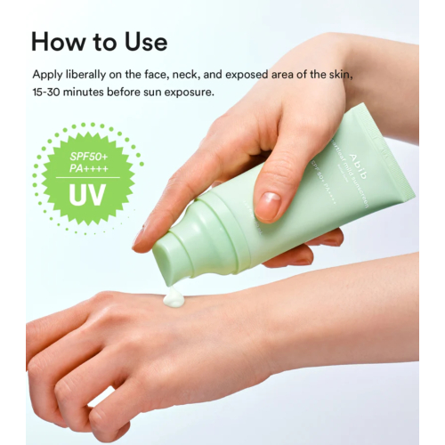 Abib - Protetor solar facial Heartleaf Mild SPF50+ PA++++