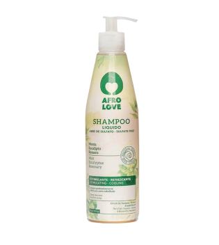 Afro Love - Shampoo Clarificante - Menta, eucalipto e alecrim 450ml