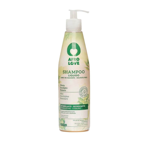 Afro Love - Shampoo Clarificante - Menta, eucalipto e alecrim 450ml
