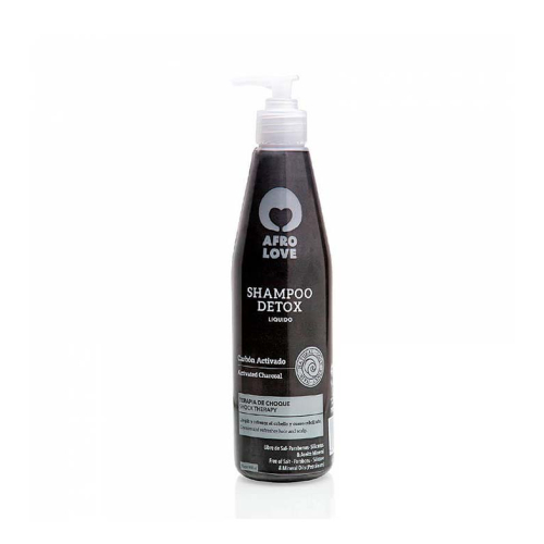 Afro Love - Shampoo Detox - Carvão ativado 450ml.