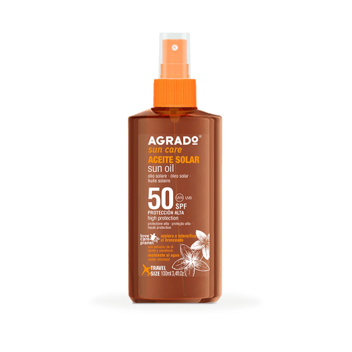 Agrado - Óleo solar acelerador de bronzeamento FPS50