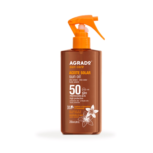 Agrado - Óleo solar acelerador de bronzeamento FPS50