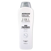 Agrado - Gel e shampoo uso familiar frequente - 1250ml