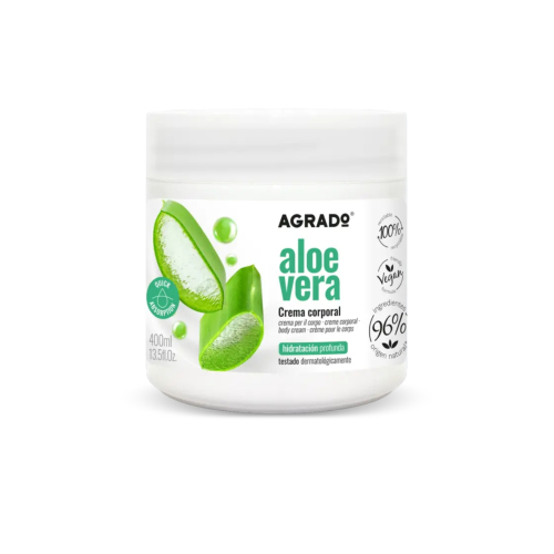 Agrado - Creme corporal de aloe vera - Hidratação profunda