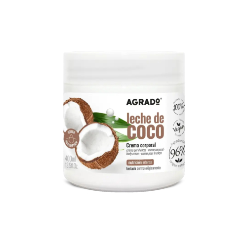 Agrado  - Creme Corporal de Leite de Coco - Nutrição Intensa