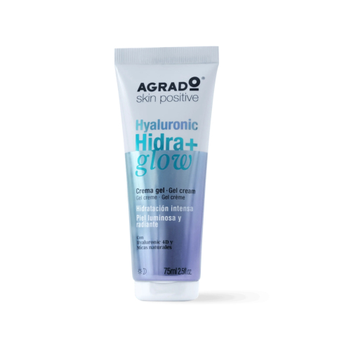 Agrado - Creme facial com textura em gel Hyaluronic Hidra+ glow