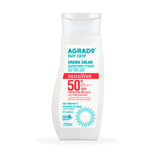 Agrado - Protetor solar Sensitive FPS 50+ - Muito alto