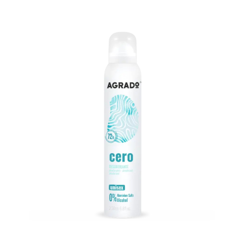 Agrado - Desodorante Spray Unissex 72h Zero