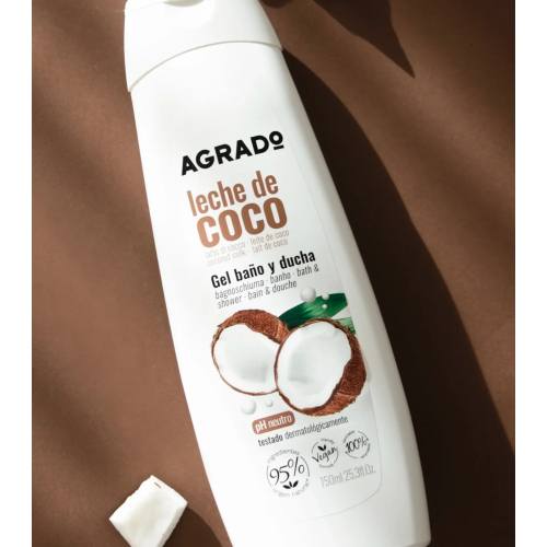 Agrado - Gel de banho de Leite de coco - 750ml