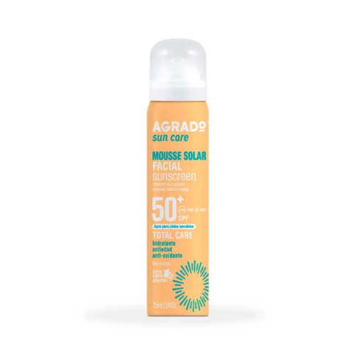 Agrado - Mousse solar facial SPF50+