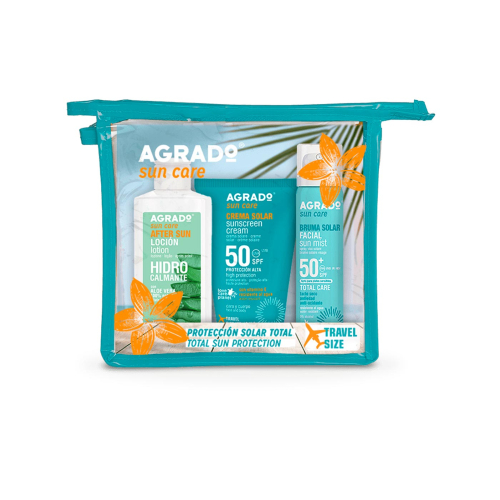 Agrado - Bolsa de toalete de viagem Sun Care Travel Kit