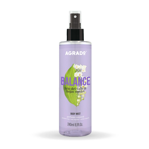 Agrado - Perfume Corporal Balance - Lírio do Vale e Folhas Verdes