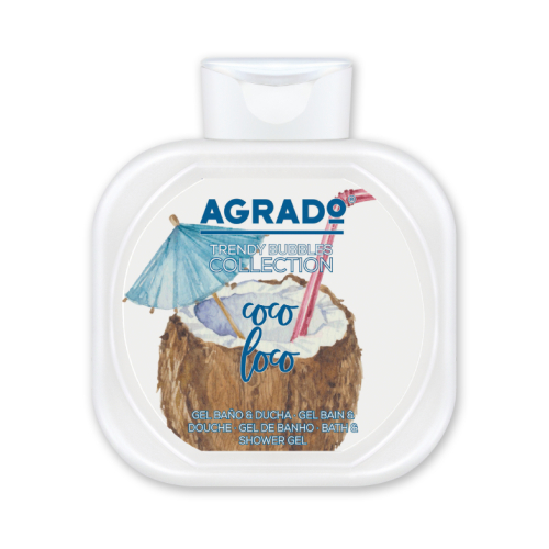 Agrado - *Trendy Bubbles* - Gel de banho e banho Coco Loco
