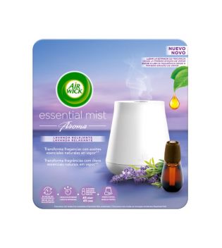 Air Wick - Ambientador elétrico portátil Essential Mist + Refil - Lavanda relaxante