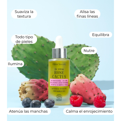 Alma Secret - Óleo de Sérum Facial Rose Cactus
