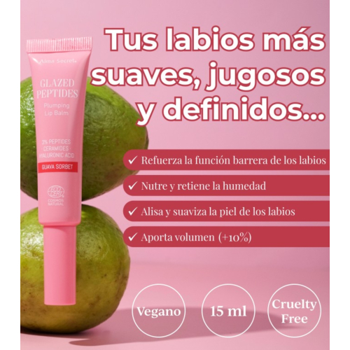 Alma Secret - Bálsamo Labial Volumizador Glazed Peptides