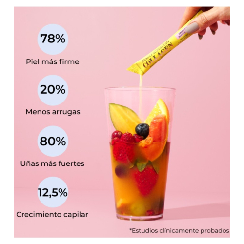 Alma Secret - *Beauty Super Glow Collagen* - Suplemento alimentar - Manga e maracujá