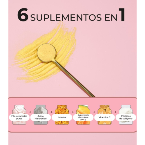 Alma Secret - *Beauty Super Glow Collagen* - Suplemento alimentar - Manga e maracujá