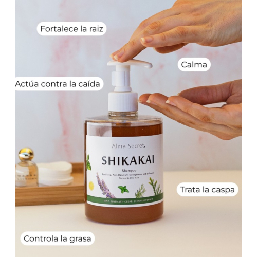 Alma Secret - Champô purificante Shikakai para cabelos normais ou oleosos
