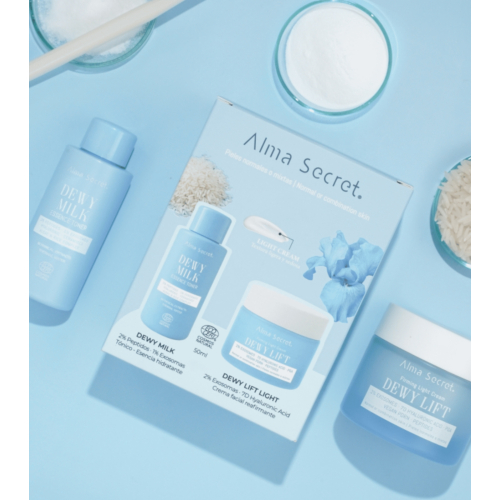 Alma Secret - Peito Mini Dewy Milk & Dewy Lift Light Cream - Pele normal a mista
