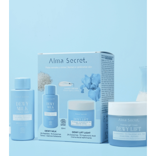 Alma Secret - Peito Mini Dewy Milk & Dewy Lift Light Cream - Pele normal a mista