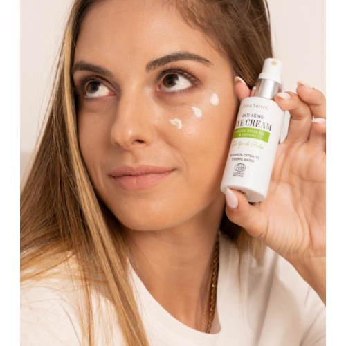 Alma Secret - Contorno de olhos multirreparador e antienvelhecimento com abacate, chá verde e cafeína