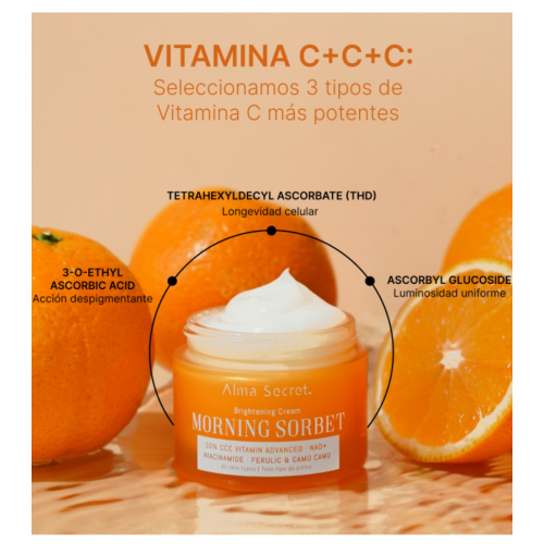 Alma Secret - Creme Facial Iluminador Morning Sorbet