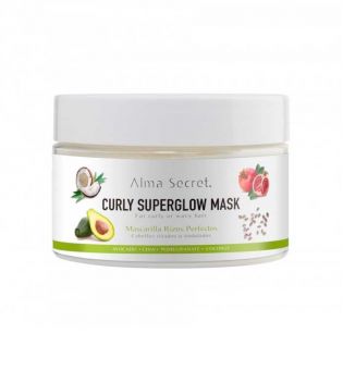 Alma Secret - Máscara capilar Curly Superglow para cabelos cacheados 250 ml