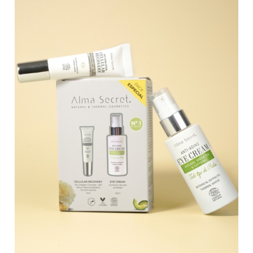 Alma Secret - Pacote especial de contorno de olhos + mini soro Cellular Recovery