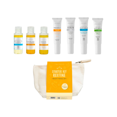 Alma Secret - Conjunto Beauty Travel Starter Kit Routine - Pele sensível e mista