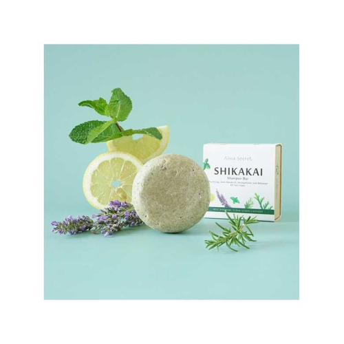 Alma Secret - Conjunto de oferta de champô sólido Shikakai  + máscara Extreme Repair